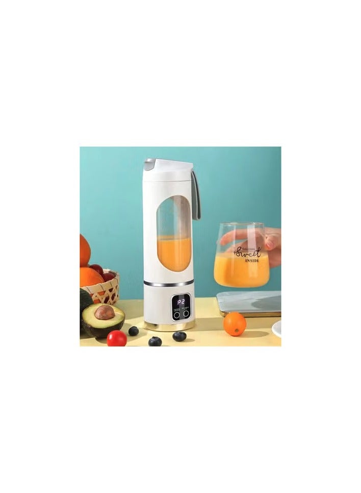 MOXOM HS-860 Portable Blender, Personal Blender, Fruit Blender, Leak Proof Juicer, safety approved, dual functional, charging display with rechargeable battery [1300mah], Ice Crusher with Stainless Steel Blades, home and outdoor. - Image 2