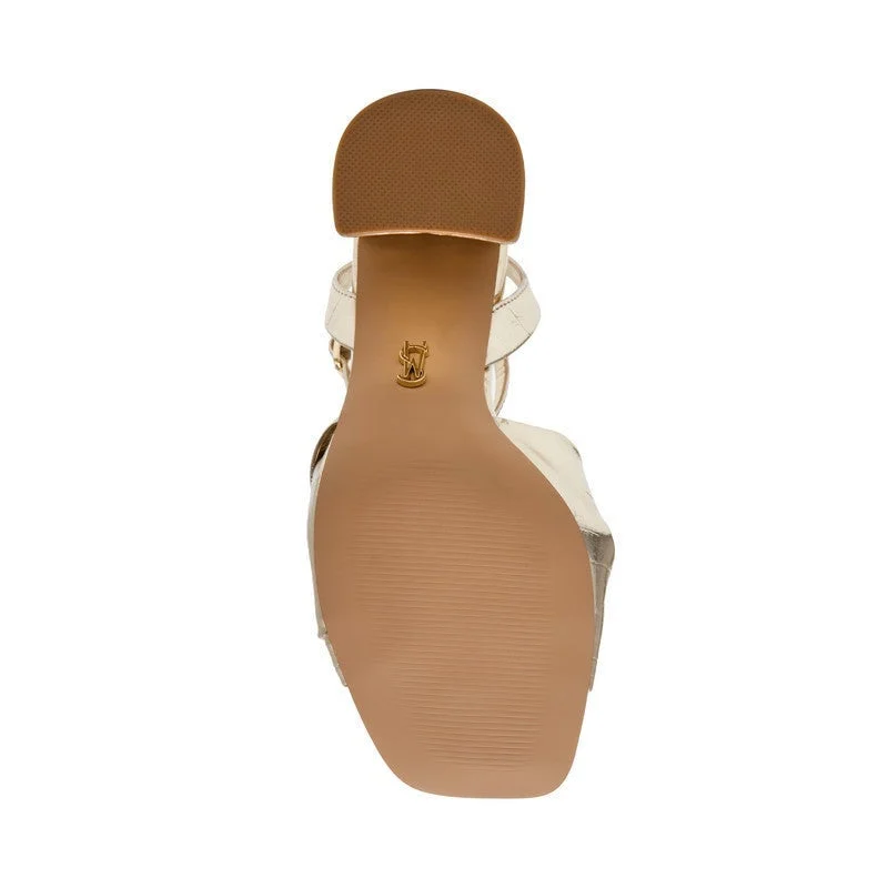 Steve Madden  Montage Gold Women's Heeled Sandals for Women | Best Price UAE