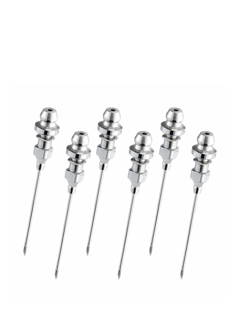Generic Bearing Grease Injector Needle，Removable Needle Grease Dispenser 6pcs，for Injecting Grease Into Sealed Bearings and CV Joints  - Image 1