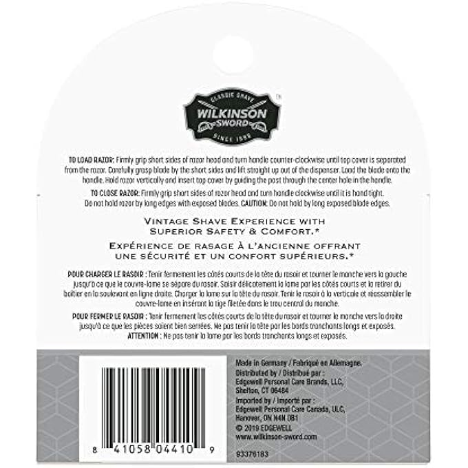 Wilkinson Sword Quad Blade Razor Blades Refills 5 CountPack of 1 - Image 2