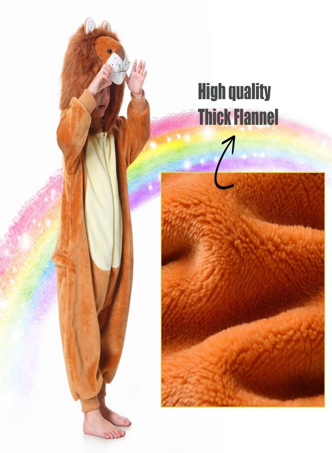 TONWHAR Kids Cartoon Animal Onesie Pajamas Halloween Cosplay Costume Jumpsuit Partywear for Boys & Girls(5-6 Y) - Image 4
