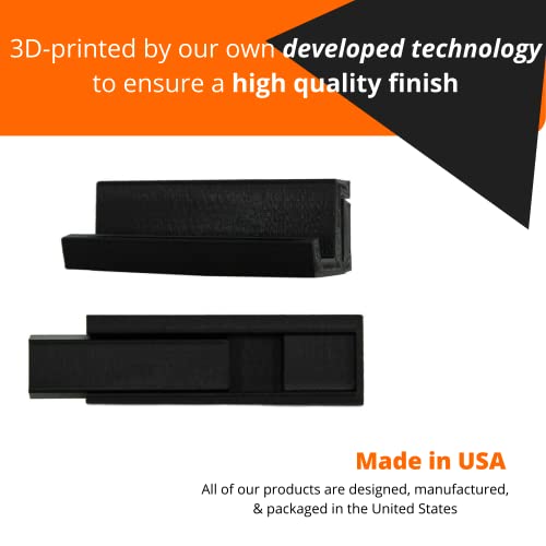 3d Lasers Lab Vinyl Record Wall Mount- 10 Pack| No Wall Damage | Floating Shelf | Black & White Album Holder | Display Your Best LPs - Image 2