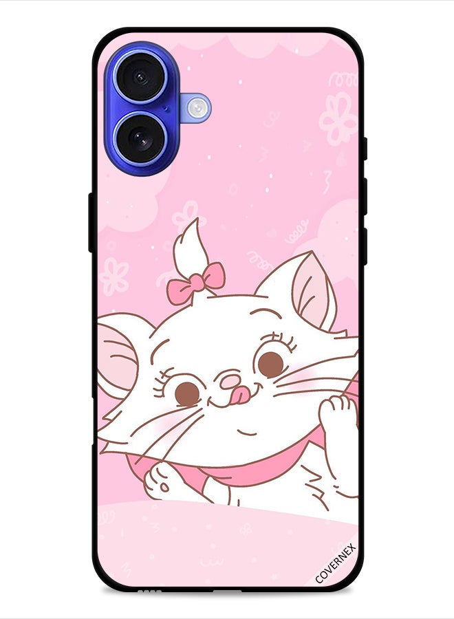 Covernex Apple iPhone 16 Plus Protective Case Cover Cat Clip Art - Image 1