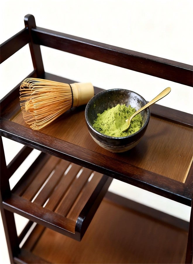 Lnncdsc Bamboo Matcha Station Organizer - Large Capacity 3-Tier Shelf, Easy to Install for Matcha and Coffee Bar Accessories, Perfect for Tea and Coffee Enthusiasts. (brown, large) - Image 5