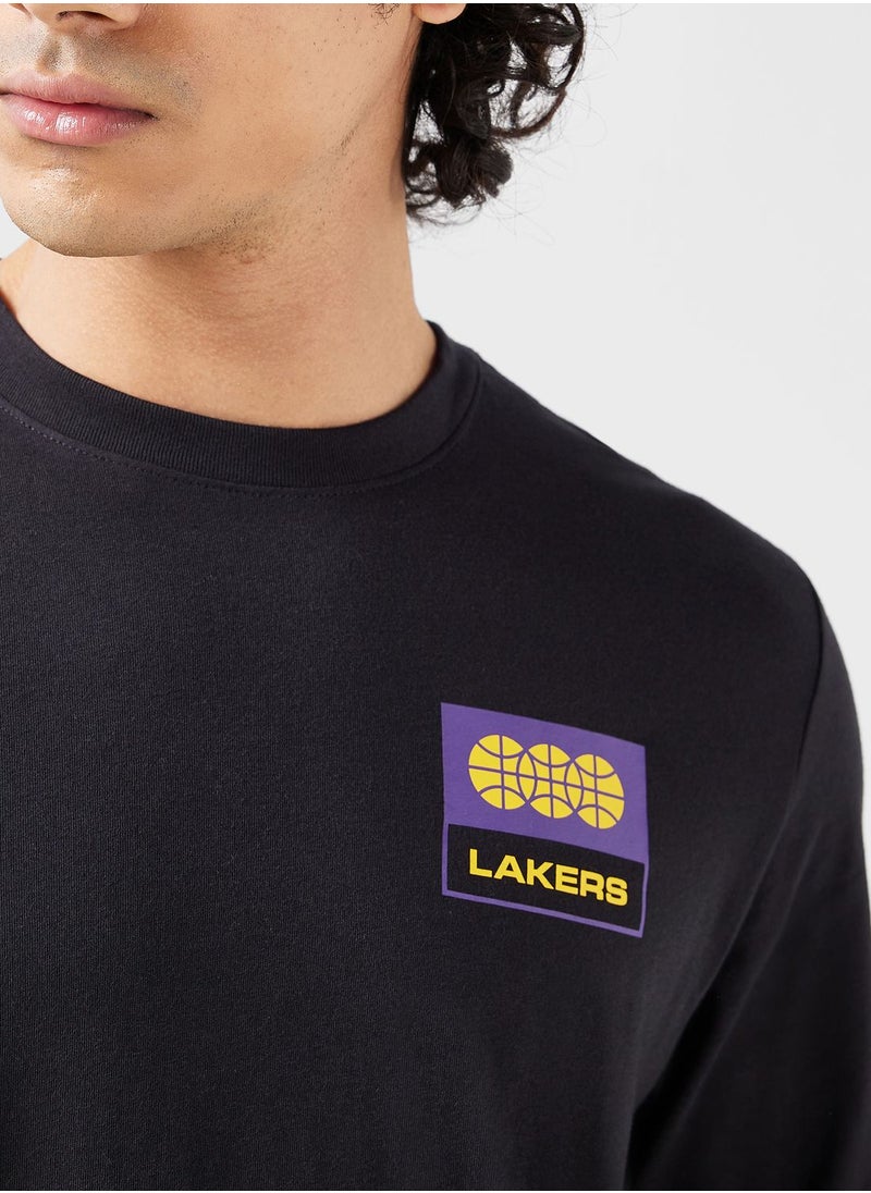 Nike - Los Angeles Lakers Essential Fade T-Shirt - Image 1