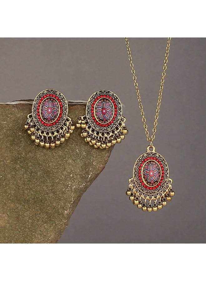 Vintage Bohemian Style Exaggerated Jewelry Set