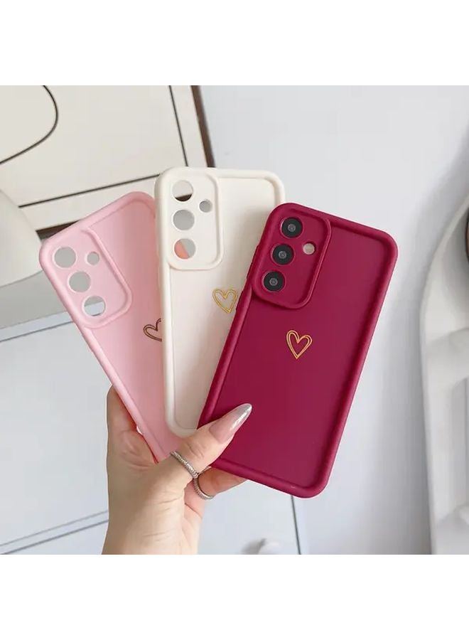 غطاء هاتف MOTO G85 5G - مجموعة من 3 قطع - كابسات شفافة ناعمة بتصميم قلوب متعدد الألوان بتغطية كاملة - Image 5
