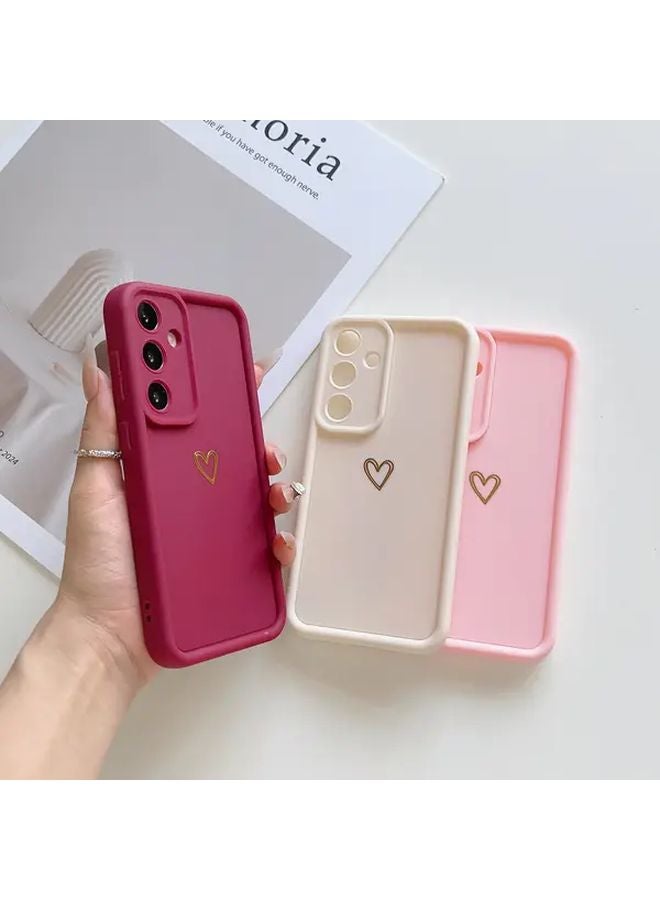 غطاء هاتف MOTO G85 5G - مجموعة من 3 قطع - كابسات شفافة ناعمة بتصميم قلوب متعدد الألوان بتغطية كاملة - Image 3
