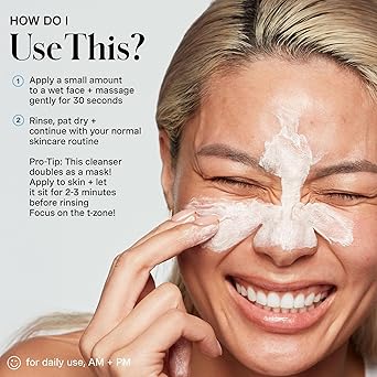 Kate Somerville EradiKate 3 Sulfur Daily Foaming Cleanser Blemish Treatment Clinically Formulated Blemish Face Wash Balances Skin and Cleans Pores 120ml - Image 4