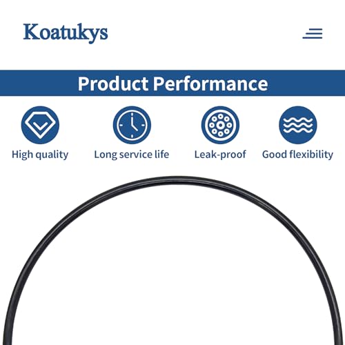 Koatukys WS03X10038 Water Filter Housing O-Ring Gasket for GE GXWH01C, CXWH08C, GXWH04F, GXWH20F, GXWH20S, GXRM10 & GX1S01R (3/Pack) - Image 3