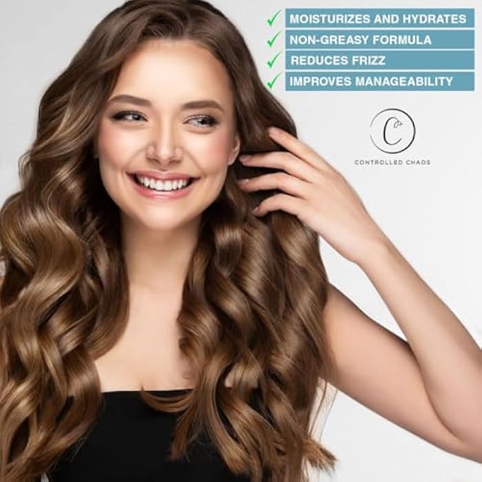 Controlled Chaos 8 oz Leave-In Conditioner Spray - Anti Frizz Hair Detangler Spray for Dry Damaged Hair with Natural Watermelon & Sunflower Seed Oil & Honey - Non-Greasy, Gluten,Sulfate & Paraben Free - Image 5
