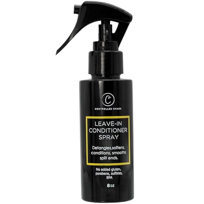 Controlled Chaos 8 oz Leave-In Conditioner Spray - Anti Frizz Hair Detangler Spray for Dry Damaged Hair with Natural Watermelon & Sunflower Seed Oil & Honey - Non-Greasy, Gluten,Sulfate & Paraben Free - Image 1