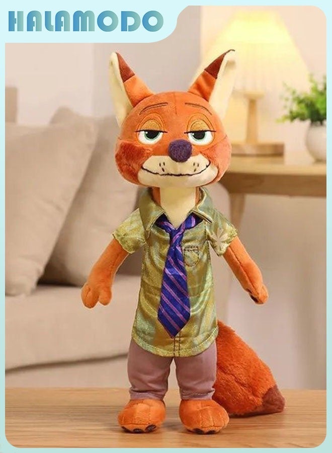 هالامودو Zootopia Standing Fox Nick - A Handsome and Adorable Soft Plush Toy, Ideal as a Birthday Gift, Decor for Bedroom, Living Room, Desk, and an Office Stress - reliever 24cm - Image 2