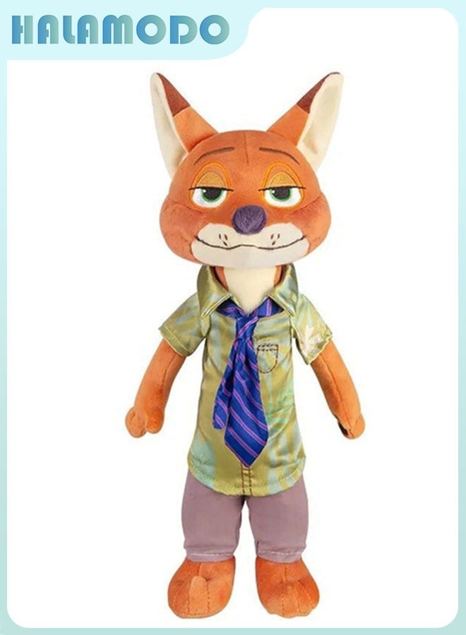هالامودو Zootopia Standing Fox Nick - A Handsome and Adorable Soft Plush Toy, Ideal as a Birthday Gift, Decor for Bedroom, Living Room, Desk, and an Office Stress - reliever 24cm - Image 1