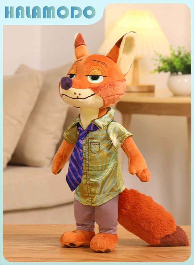 هالامودو Zootopia Standing Fox Nick - A Handsome and Adorable Soft Plush Toy, Ideal as a Birthday Gift, Decor for Bedroom, Living Room, Desk, and an Office Stress - reliever 24cm - Image 3