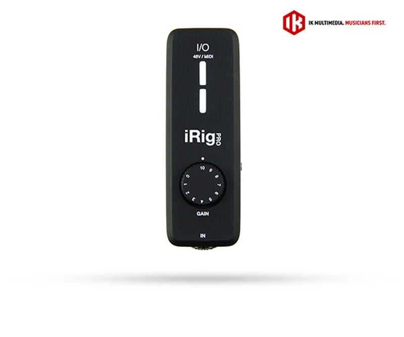 آي كي مالتيميديا IK Multimedia iRig Pro I/O واجهة صوت USB محمولة 2 مدخل/2 مخرج مع MIDI ومضخم ميكروفون XLR وإمداد طاقة وهمي 48 فولت لتسجيل الجيتار والصوت والبودكاست والبث المباشر - Image 1