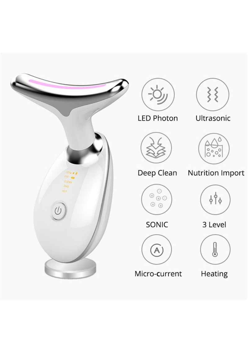 Double Chin Therapy Facial Lifting Vibration Neck Massager - Image 4