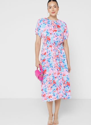 Floral Puff Sleeve Dress - pzsku/ZD30EF04EC848B864156EZ/45/_/1698924492/4181d59a-c55a-4817-93b8-31e9746c3ae0