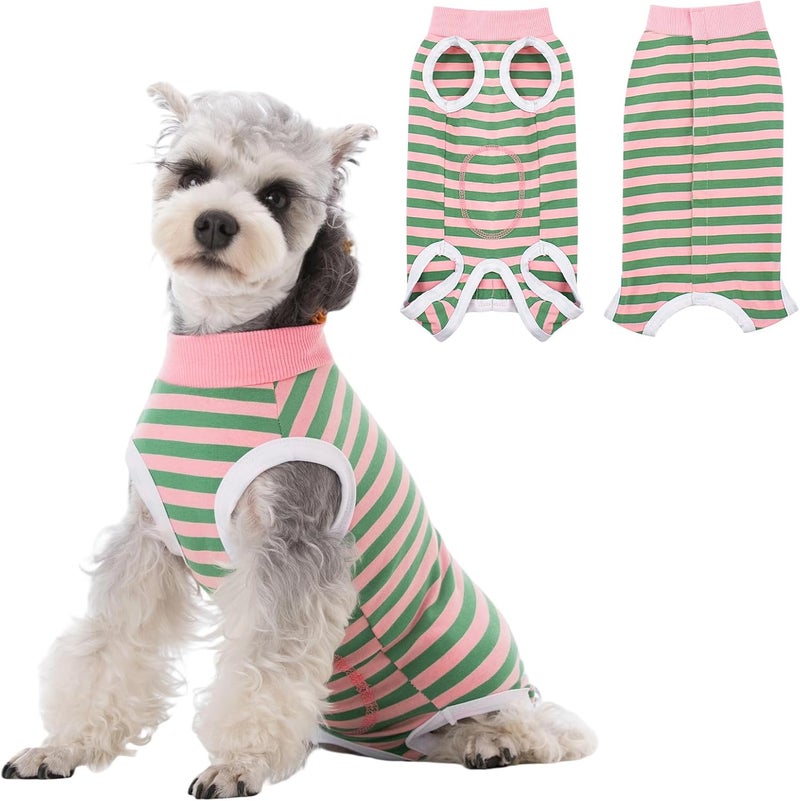 Coppthinktu Recovery Suit for Dogs Dog Onesie for Surgery, Dog Surgery Recovery Suit for Small Medium Dogs, E-Collar Alternative After Surgery Wear Anti Licking Abdominal Wounds Pet Surgery Recovery Suit - Image 1