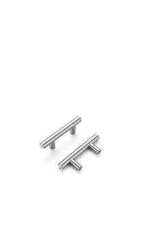 Home Inch Brushed Nickel Cabinet Handles Cabinet Pulls Nickel Dresser Drawer Pulls Stainless Steel Kitchen Cabinet Handles Silver 4 Inch Overall Length  - Image 1