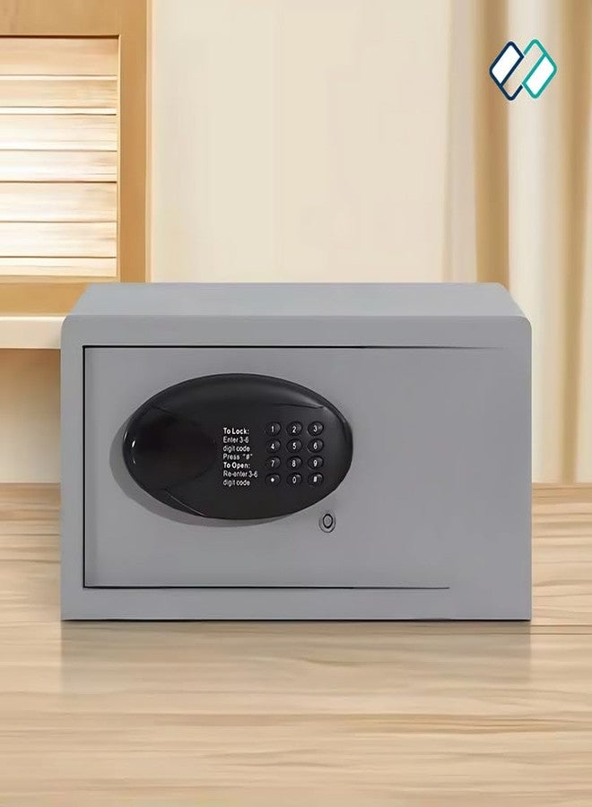 Eston Electronic Digital Safe Locker – Secure Keypad Lock Box for Home, Office, Hotel | Compact Security Safe with Digital Code, Override Key, Mountable Design, Steel Construction - Image 3