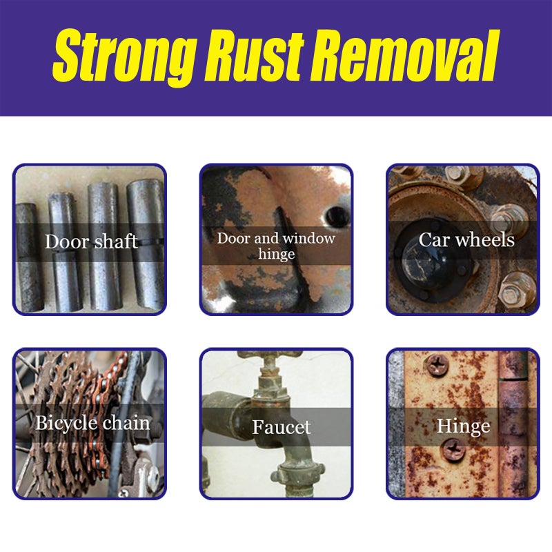 Homonth Metal Rust Removal Spray Anti-Rust Lubrication Cleaning Power Rust Loosening Multi-Functional Gentle And Convenient Spray - Image 3