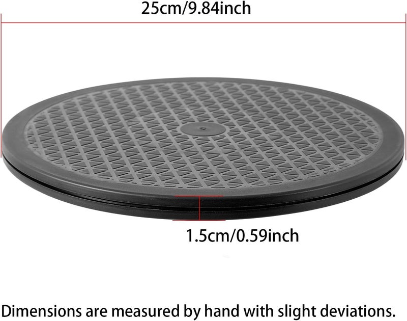 HSTECH 10 Inch Heavy Duty Rotating Swivel Stand - Lazy Susan with Steel Ball Bearings for Model Base/Rotating Plants/Crafts Stand Monitor/TV/Monitors/Potted Plants (360˚ Rotation) - Image 2
