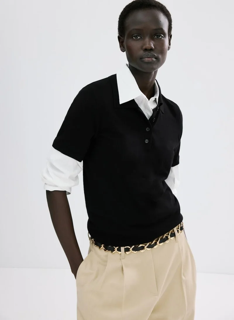 MANGO Polo neck sweater