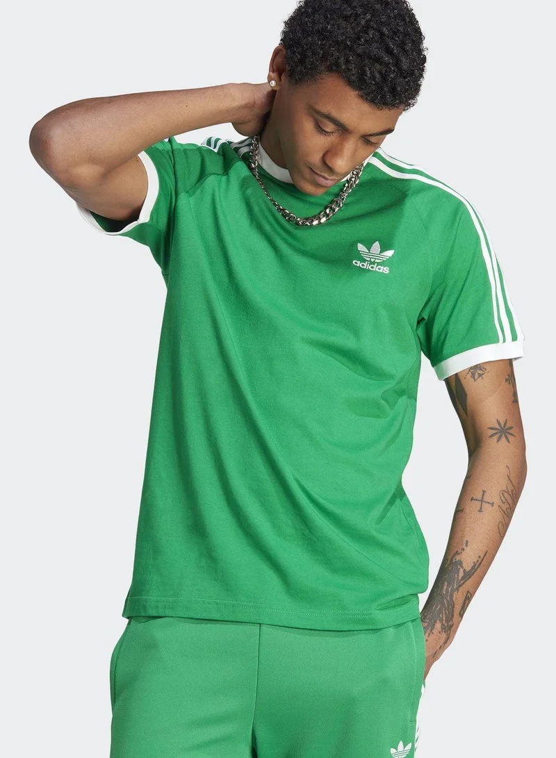 Adidas 3-STRIPES TEE Green Originals Men T-SHIRTS