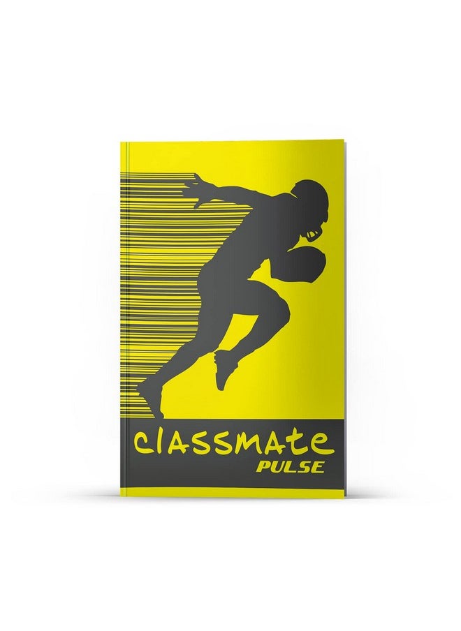 classmate Classmate Pulse PP Cover Longbooks, A4 size, Single Line, 140 Pages (Pack of 6)  - Image 1