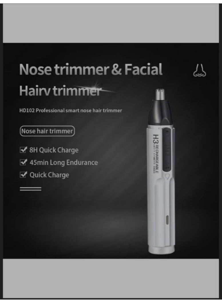 Rozia Nose Trimmer & Facial Hair Trimmer 2in1 - Image 3