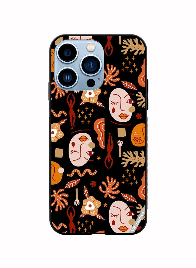 VR CREATIVE Protective Case Cover For Apple iPhone 14 Pro Max Silhouettes Of People Design Multicolour - Image 1
