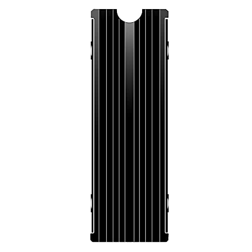 SGTKJSJS M.2 Heatsink Cooler 2280 SSD Double-Sided Heat Sink with Thermal Silicone pad for PS5/PC PCIE NVME M2 SSD(Black）) - Image 1