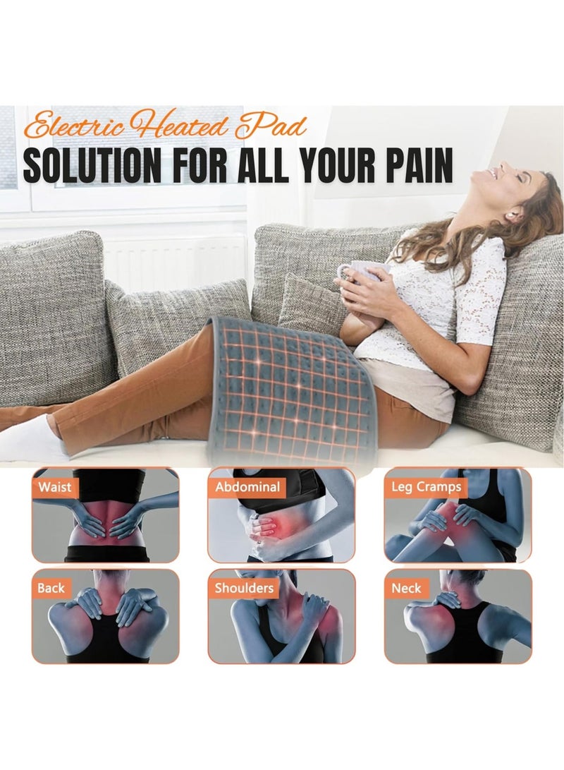 LAESO Wearable Heating Pad for Back Pain, Menstrual Heating Pad for Period, Electric Heating Pad for Cramps with Automatic Switch-Off and Temperature Settings Heating Pad for Abdominal Neck Shoulder Waist  - Image 4