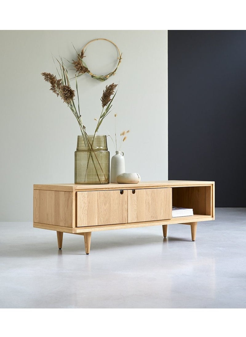 Natural wood TV Unit 120X30X50