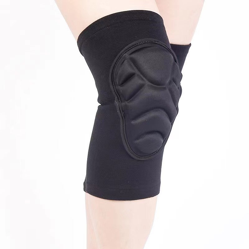 Generic Tactical Thickened Sponge Soccer Goalkeeper Knee Pads Black knee pad