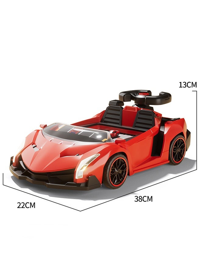 Children's Racing Simulation Driving Equipment Set, Adventure Challenge Game Console, Lighting, Sound Effects and Simulation Experience Device, Suitable for Children's Educational and Puzzle-Type Car Models and Toy Cars - Image 2