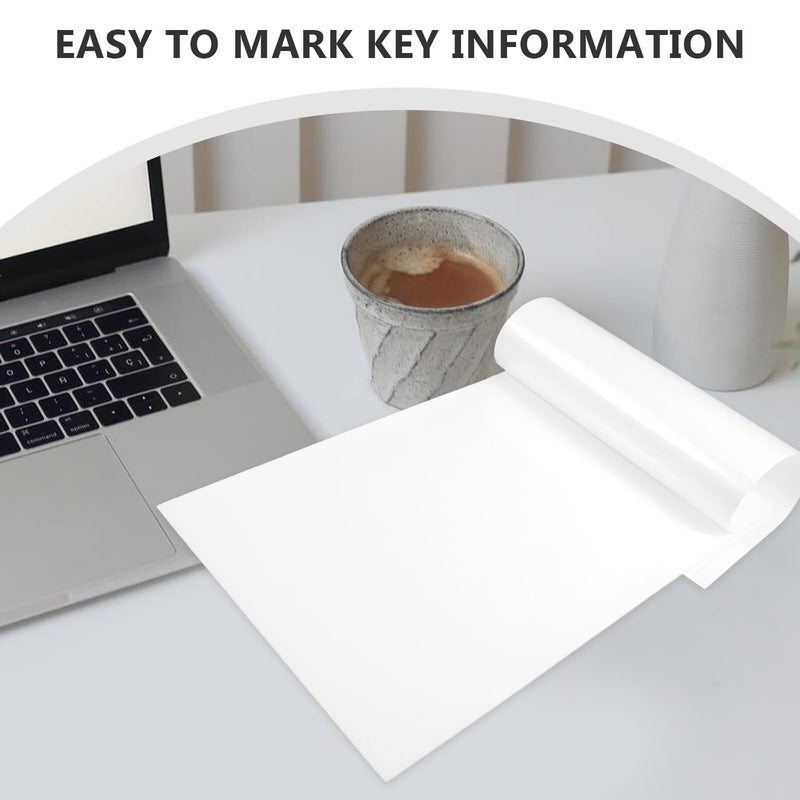 Self Adhesive Note Stickers 50 Sheets 8 25x11 75 Inch For Office School And Book Annotation - Image 4