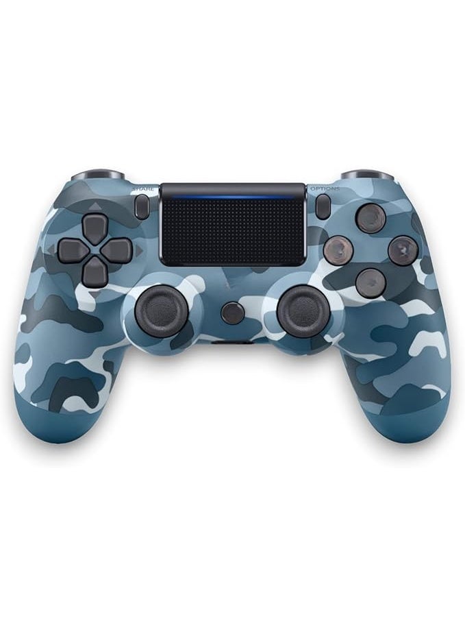 Generic Blue Camouflage Wireless Controller for PS4 – Compatible with PS4/Slim/Pro