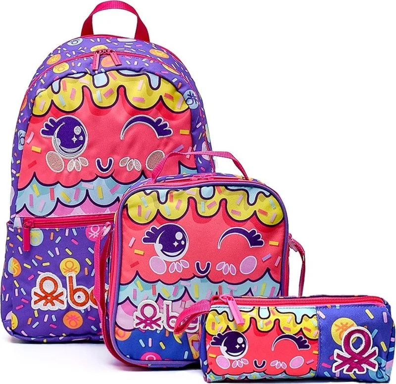 UNITED COLORS OF BENETTON Girls School Bag Set BNT-798183