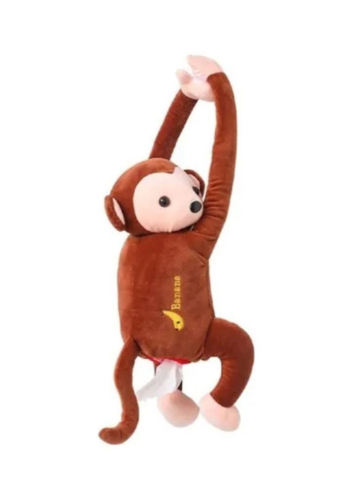 SFMW Car Hanging Tissue Box with Monkey Design  - Image 1