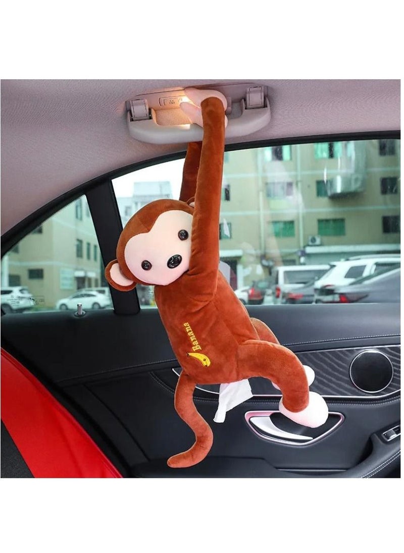 SFMW Car Hanging Tissue Box with Monkey Design  - Image 3