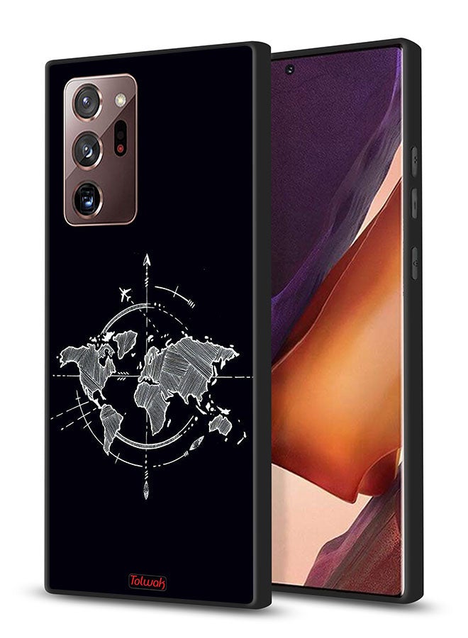 Tolwak غطاء حماية لجهاز سامسونج جالكسي نوت 20 ألترا 5G بفن البوصلة - Image 1
