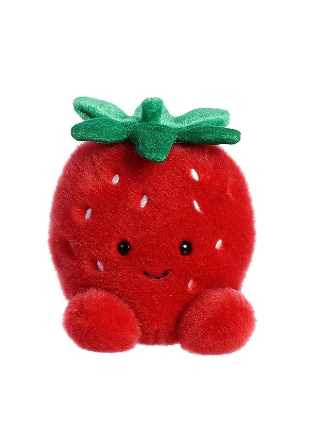 اورورا ® لعبة محشوة على شكل فراولة عصيرية من مجموعة Palm Pals™ الرائعة - لعبة بحجم الجيب - متعة قابلة للتجميع - حمراء 5 بوصات - Image 1