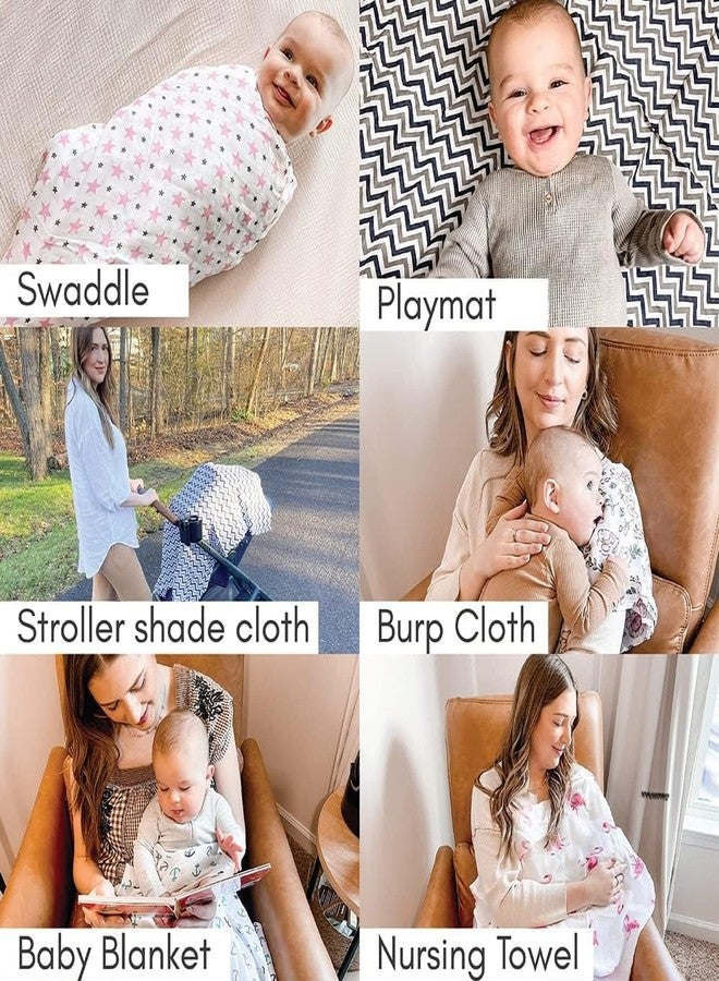 KmCho Muslin Cloth for New Born Baby, Ultra Soft Cotton Swaddle for New Born Baby, Breathable Baby Swaddle Wrap for New Born Essentials - Image 4