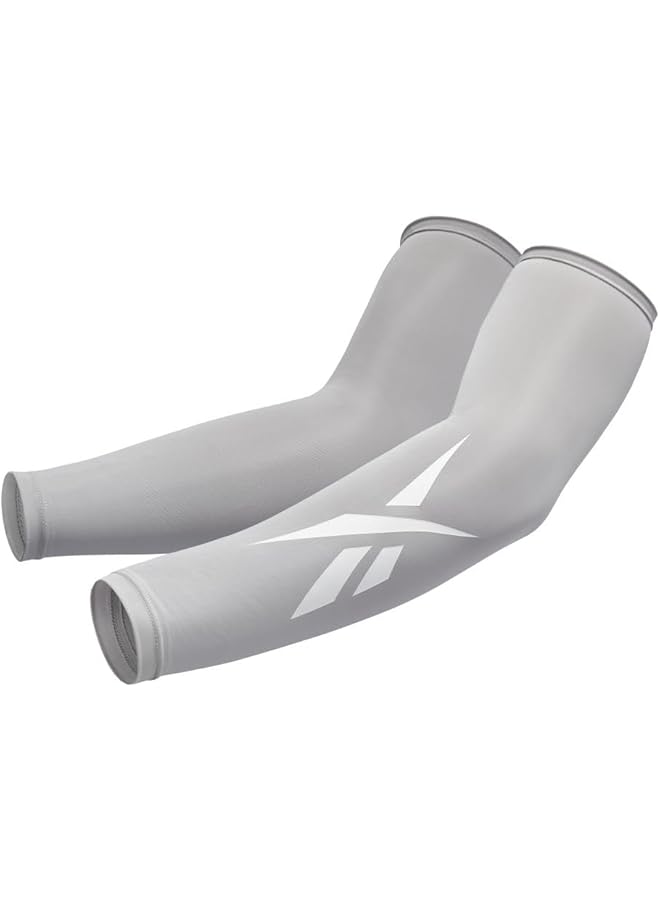 ريبوك أكمام ذراع ضاغطة رمادية S/M مقاس واحد - Image 1