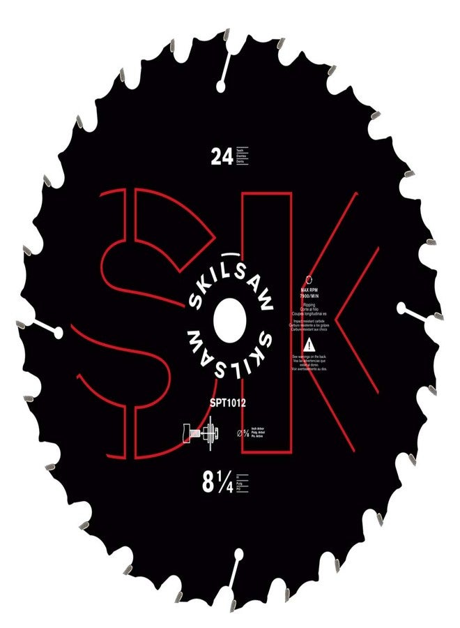 SKIL 8-1/4'' 24-Tooth SAW Blade for SPT99T Worm Drive Table Saw-SPT1012 - Image 1