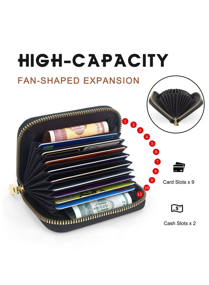 Excefore محفظة صغيرة، محفظة كرتونية لطيفة للفتيات، محفظة ثلاثية الطيات، محفظة نحيفة لحفظ النقود وجيب بطاقة الهوية، محفظة جلدية PU نحيفة، حاملي بطاقات الائتمان للنساء والفتيات (ابتسامة) - Image 3