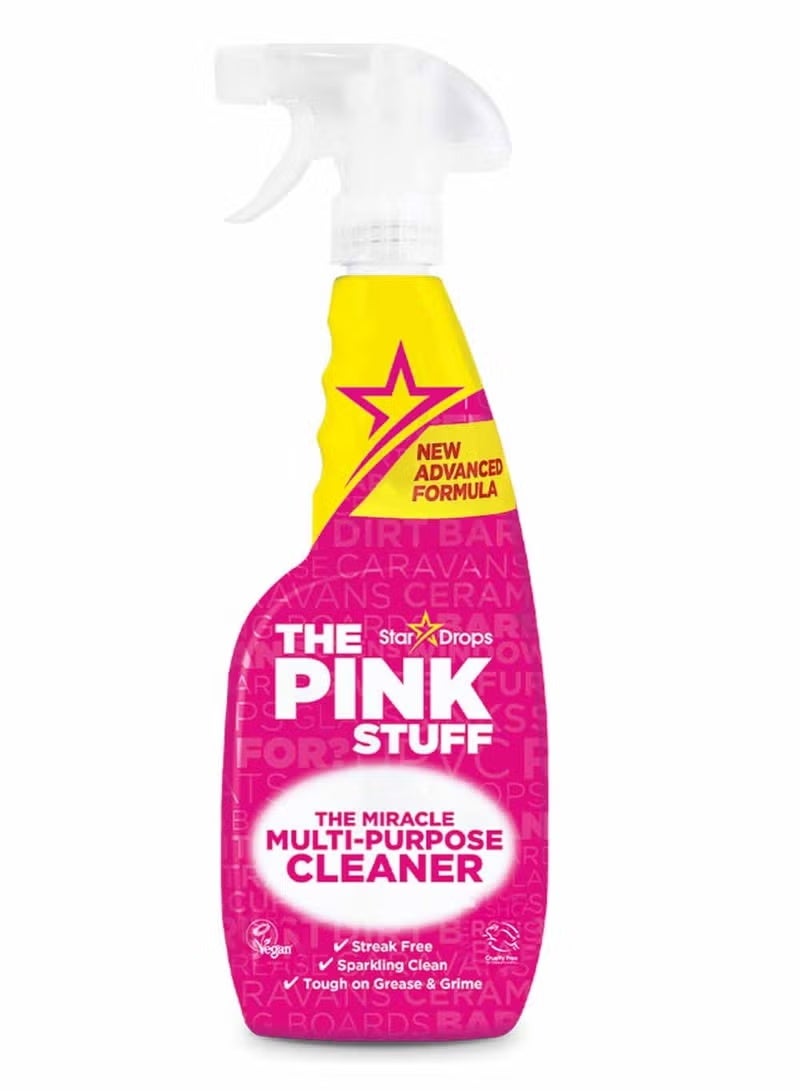 PINK Multi-Purpose Cleaner Streak Free Formula for Kitchen and Bathroom - Tough on Grease and Grime - 750 ml - Image 1