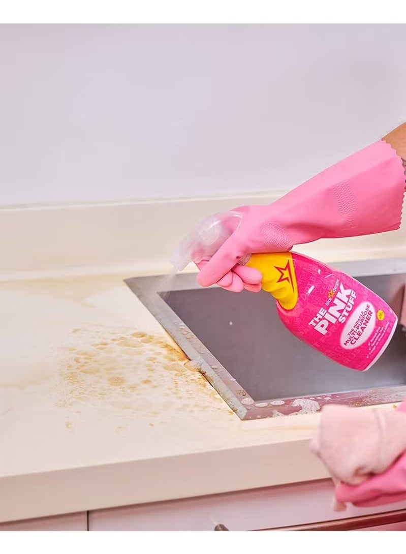 PINK Multi-Purpose Cleaner Streak Free Formula for Kitchen and Bathroom - Tough on Grease and Grime - 750 ml - Image 3